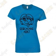 Camiseta "Geocaching Addict" Mujer