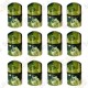 Nano Cache aimantée "Geo" x 12 - Vertes