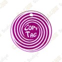 Copy Tag - Geocoin/Traveler de secours - Violet