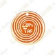 Copy Tag - Geocoin/Double tag - Laranja