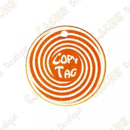 Copy Tag - Geocoin/Double tag - Naranja