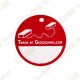 Copy Tag - Geocoin/Traveler de secours - Rouge