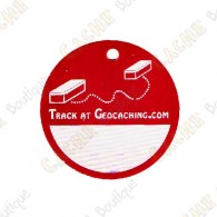 Copy Tag - Geocoin/Double tag - Vermelho