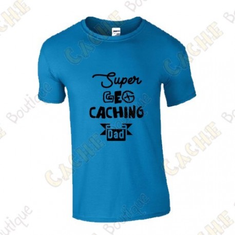 T-Shirt "Super Geocaching Dad" Homme