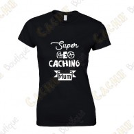 T-Shirt "Super Geocaching Mum" Femme