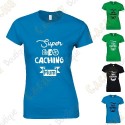 Camiseta "Super Geocaching Mum" Mujer