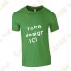 T-Shirt 100% personnalisé, Homme - Noir