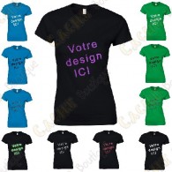 T-shirt 100% personalizado, Mulher