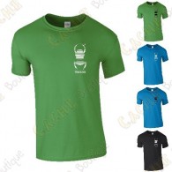 Trackable T-shirt with your Teamname, for Men - Black