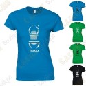 Camiseta trackable "Travel Bug" Mujer