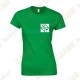 T-Shirt trackable "Discover me" Femme - Noir