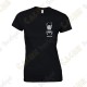 T-shirt trackable com seu Apelido, Mulheres - Preto