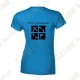 Trackable T-shirt with your Teamname, for Women - Black