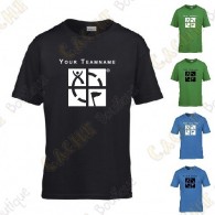 T-Shirt avec votre Pseudo, Enfant - Noir