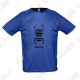 Trackable "Travel Bug" technical T-shirt for Men - Black