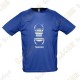 Trackable "Travel Bug" technical T-shirt for Men - Black