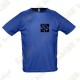 Camiseta técnica trackable "Discover me" Hombre - Negra