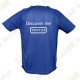 Camiseta técnica trackable "Discover me" Hombre - Negra