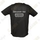T-Shirt technique trackable "Discover me" Homme - Noir