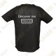 T-shirt técnica trackable "Discover me" Homem - Preto