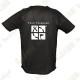 T-Shirt technique trackable avec votre Pseudo, Homme - Noir