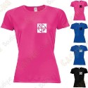 Camiseta técnica trackable "Discover me" Mujer