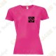 Camiseta técnica trackable "Discover me" Mujer - Negra