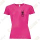 Camiseta técnica trackable con Teamname, Mujer - Negra