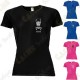 T-shirt técnica trackable com seu Apelido, Mulher - Preto