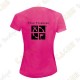 T-Shirt technique trackable avec votre Pseudo, Femme - Noir