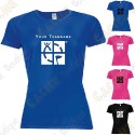 T-shirt técnica com seu Apelido, Mulher