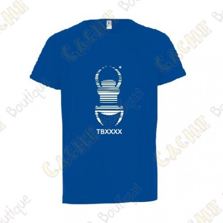 Camiseta técnica trackable "Travel Bug" Niño - Negra