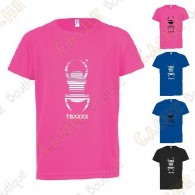 Trackable "Travel Bug" technical T-shirt for Kids - Black