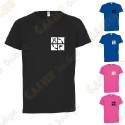 T-shirt técnica trackable "Discover me" Criança