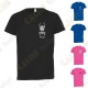 Trackable technical T-shirt with your Teamname, for Kids - Black