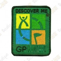 Parche Geocaching trackable - Quadricolor / Caqui