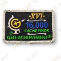 Geo Achievement® 16 000 Finds - Patch