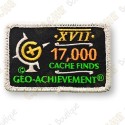 Geo Achievement® 17 000 Finds - Patch