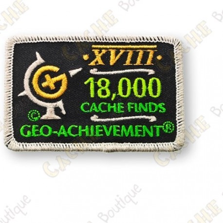 Geo Achievement® 18 000 Finds - Parche