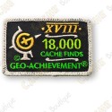 Geo Achievement® 18 000 Finds - Parche