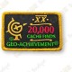 Geo Achievement® 20 000 Finds - Parche