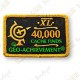 Geo Achievement® 40 000 Finds - Parche