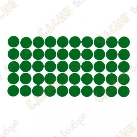 Almohadillas adhesivas reflectantes - Verdes