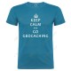 T-shirt "Keep Calm" Homem