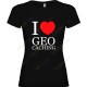 "I love Geocaching" T-shirt for Women