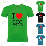 Camiseta "I love Geocaching" Niño