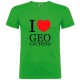 T-Shirt "I love Geocaching" Enfant