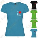 Camiseta "I love Geocaching" breast Mujer