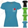 Camiseta "I love Geocaching" breast Mujer