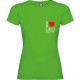 "I love Geocaching" breast T-shirt for Women